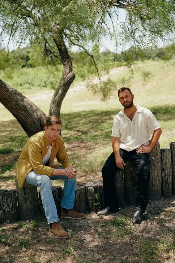 Franklin Dusserre and Dylan Petrich, co-founders of French Cowboys